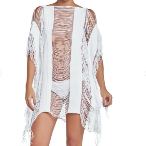 Kenneth Cole Women's High Neck Tunic Cover Up Swimsuit One Size  9017 - Picture 1 of 4